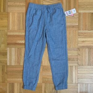 NWT Vineyard Vines - Denim Jogger w/ Pockets - Girls Size 7/8 SMALL